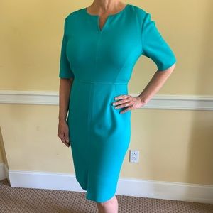 St. John turquoise dress